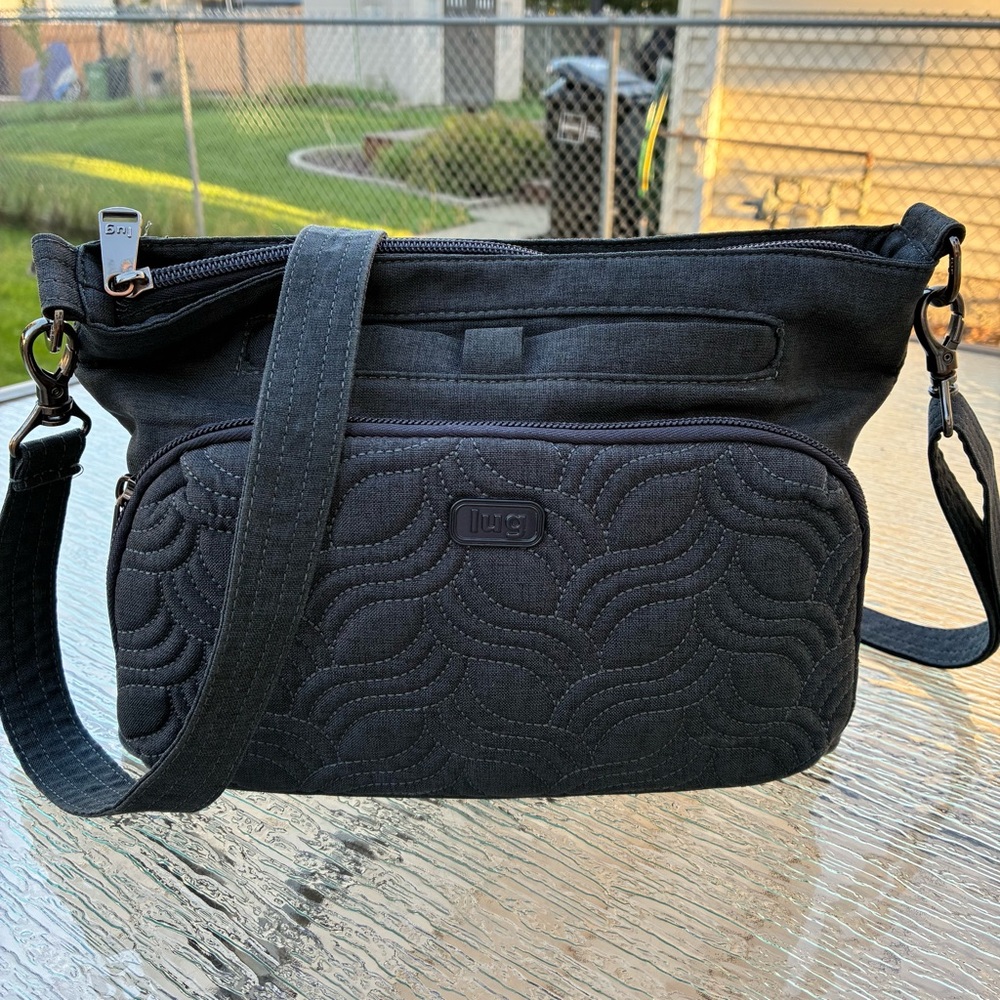 LUG Samba Dark Grey Crossbody Bag RFID
